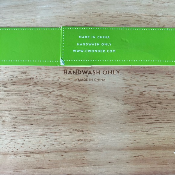 NWT C Wonder “Be Merry” Charcuterie Cheese Board Wood Christmas Holiday Party - Picture 4 of 6